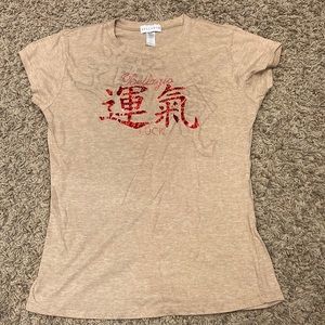 Bellagio luck tshirt. Size XL. But fits like medium